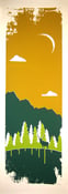 Image of Northwest Elk silkscreen print by Powerslide Design 
