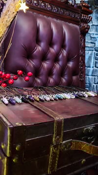 Image 1 of 👑The Armored Kingdom Quartz Crystals Necklace