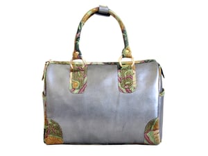 Image of Green and Silver Mini Satchel