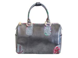 Image of Grey and Silver Mini Satchel