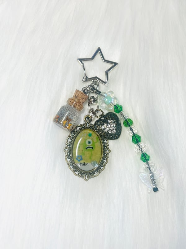Image of Cute monster inspired keychain