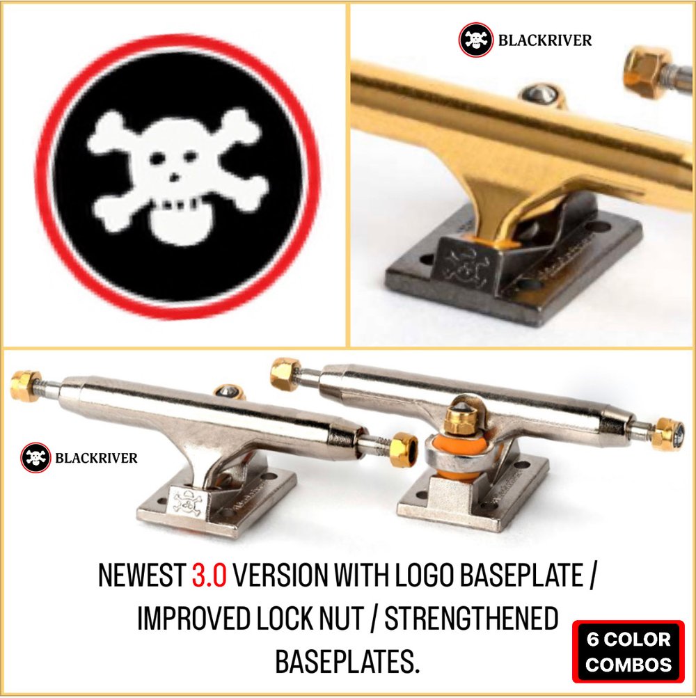 3.0 BLACKRIVER TRUCKS 29 OR 32 OR 34MM + BRT TOOL 29 32 & 34MM (SOLD WITH OR WITHOUT DECK PURCHASE)