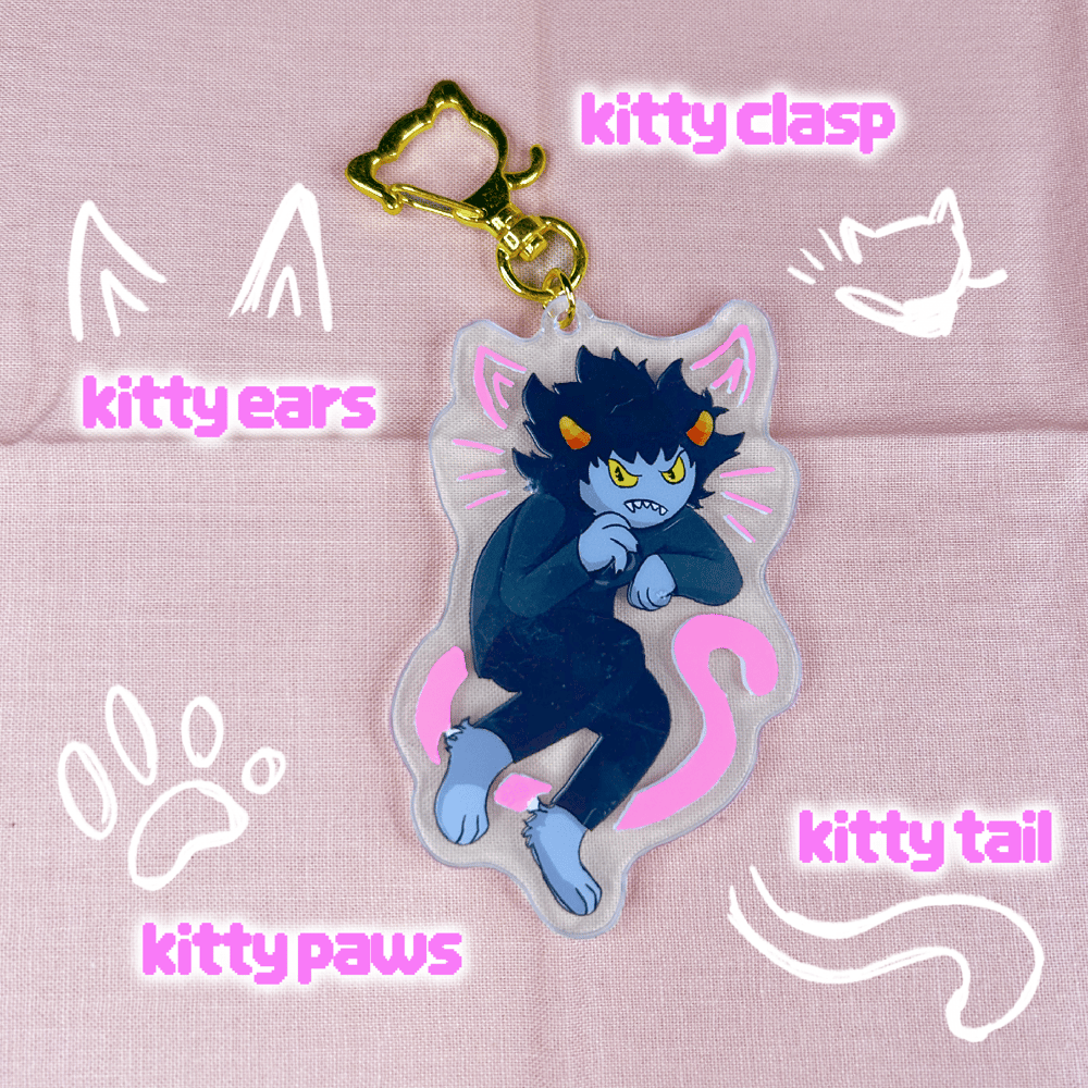Image of Karkitty Karkat Vantas Acrylic Charms