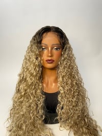 Image 2 of TOY | 26” DEEP T PART BOHO CURLY LACE FRONT WIG 