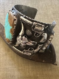 Image 1 of #8 Turquoise Cowboy Cuff