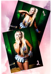 Blue and purple 8x10(signed and personalised) 