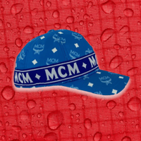 Image 2 of Mcm Visetos Blue 🌀 Baseball Cap 🧢 