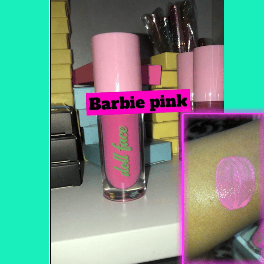 Image of  Barbie pink lipgloss