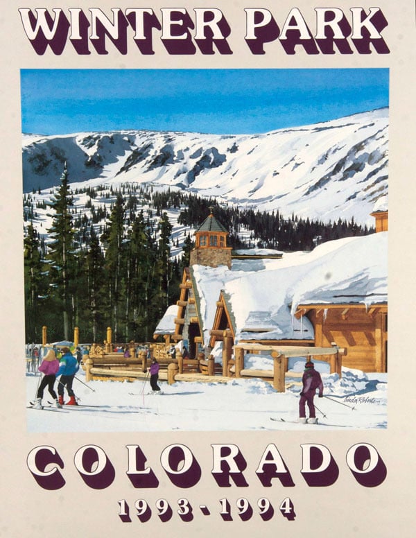 Image of 1993-1994 Winter Park "Sun Spot" Poster & notecard