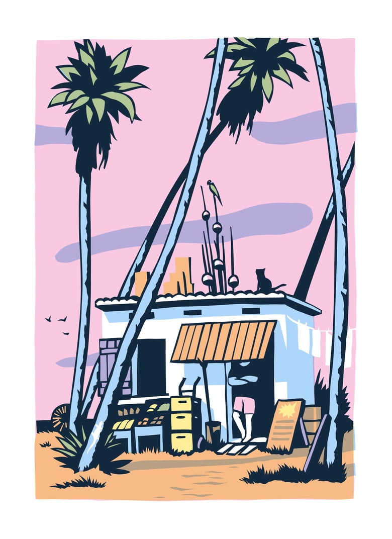Image of »Janta Island #1« Screen Print