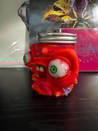 Image 2 of Toxic Stash Jar Orange/Blue