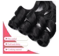 Image 5 of 18 Inch French Curly Braiding Hair 8 Packs  Synthetic French Curls for women 18Inch (Pack of 8))