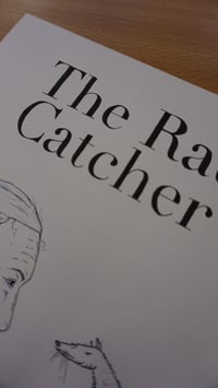 Image 4 of ‘The Rat Catcher’ Original Signed Ink Drawing 