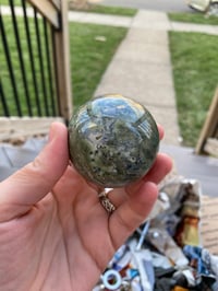 Image 2 of Moss Agate Sphere