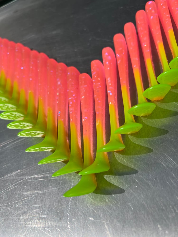 Image of 383SS/Hot Pink-Chartreuse Tail/5pk