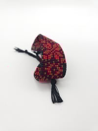 Image 3 of Red & Black Tatreeze Handmade Bracelets (Made in Egypt)