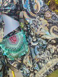 Image 20 of Pefkos co ord sarong set Jade and Gold