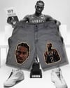 SHAI WRANGLER CARPENTER DENIM JORTS 