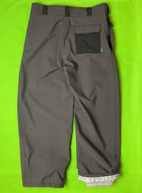 Image 4 of GREY EXTRA-BAGGY TECH LIZARD PANTS
