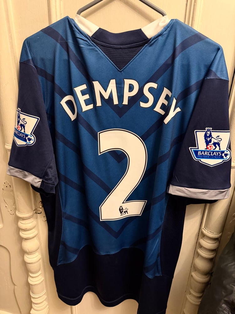 Image of PRE ORDER: Tottenham Hotspur “DEMPSEY 2” Away Shirt + PL patches (XL)