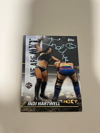 Topps signed trading card