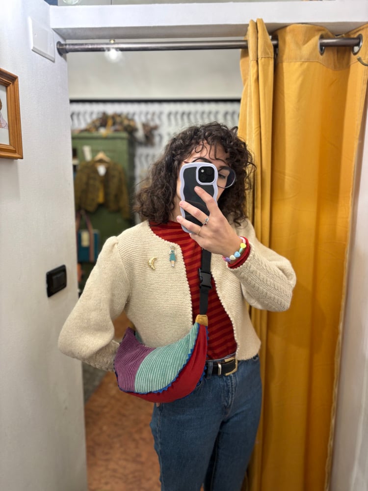 Image of Banana Bag lilla/cielo