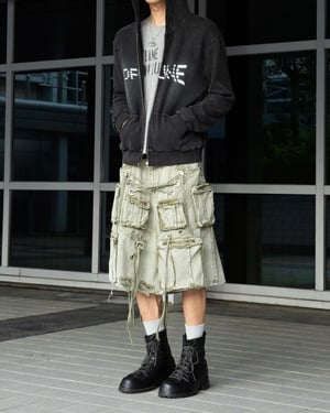 WASHED WAFFLE OFFLINE ZIPUP (UNISEX)