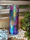 20 ounce shimmer epoxy tumbler