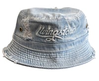 Image 1 of Livingstone Distressed Denim Bucket Hat