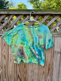 Image 2 of XL # 2 Lazy Lightning Low Crop Tee