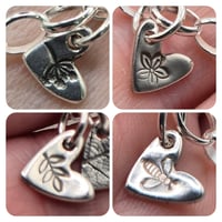 Image 4 of Heart Stud Earrings 