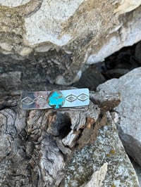 Image 3 of Kingman Turquoise Spade Barrette