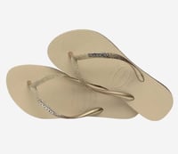 Image 5 of Havaianas Slim Sparkle II - Sand Gold