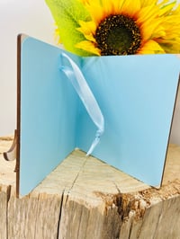 Image 4 of Wooden Baby Boy Card With Hanging Ornament