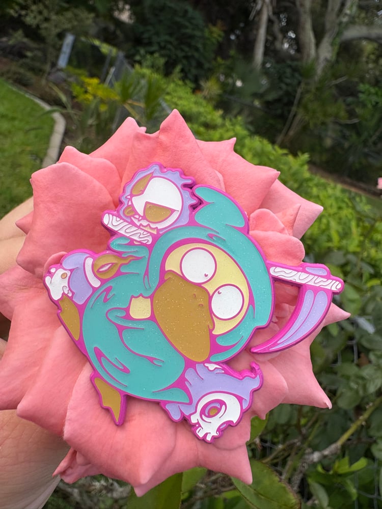 Image of Scythe Duck (Hat Pin)