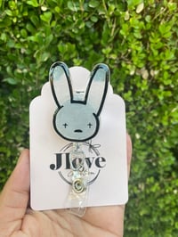 Image 2 of Bad bunny badge reel ( 3 options)