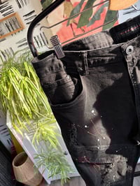 Image 2 of Paint red and white jeans 