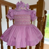 Image 1 of Lilac smock dress 