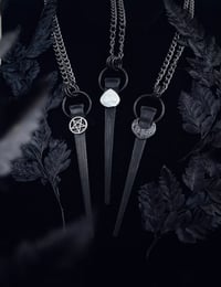 Image 3 of Set of 3 (or individual) coffin nail necklaces 