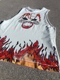Image 2 of AREA 34 Metallic  Sleevless Tee