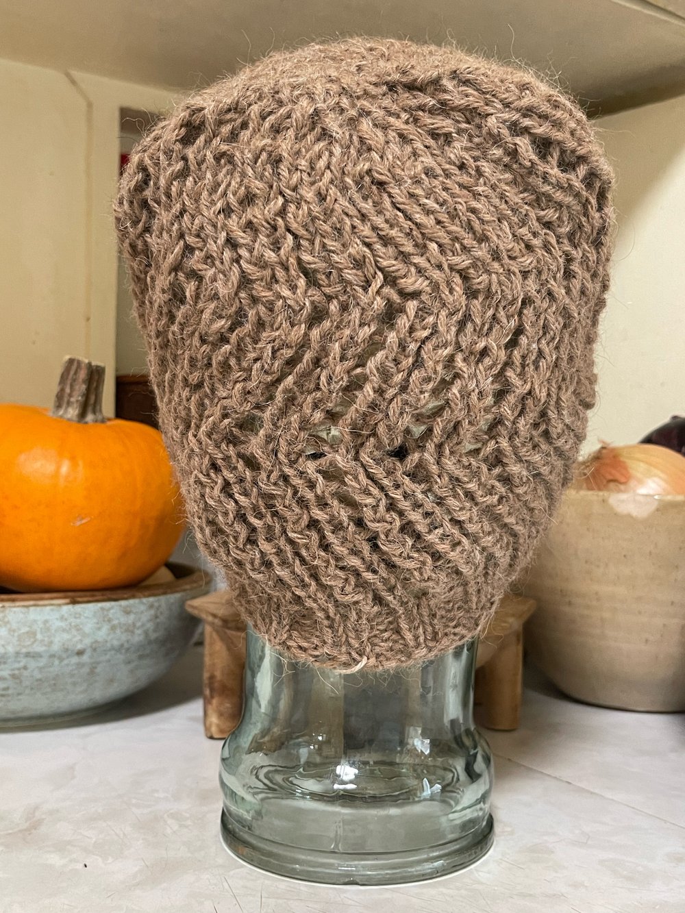 Very Airy Hand Knit Hat