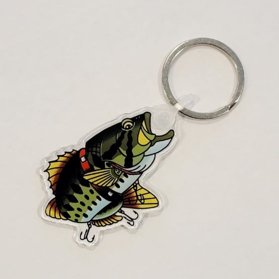 Image of Bass Swimbait Keychain 