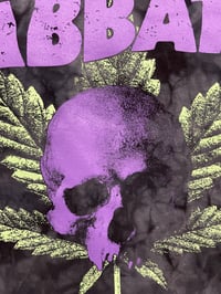 Image 4 of Black Sabbath - sweet leaf ONE OFF tie dye shirt