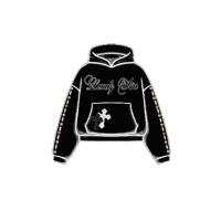 lonely star rhinestone pull over hoodie 