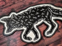 Image 3 of Coyote Woodcut