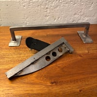 Image 1 of Repurposed Skate Stopper Rail FlatBar, Stainless Steel