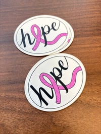Image 2 of Hope Breast Cancer Awareness Sticker