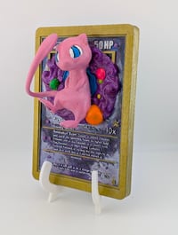 Image 4 of Mew Handpainted Pokemon TCG 3D Wall Art