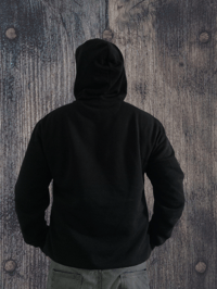 Image 3 of Black Nom4d Hoodie and Black or White Cap Combo