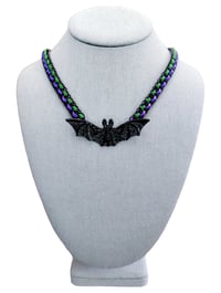 Image 1 of Bat Familiar Chainmaille Necklace